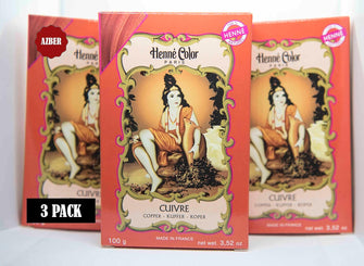 Henne Color Henna Powder Copper 100gm (PACK OF 3)