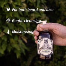 Natural Beard Shampoo for Men  Hydrating Vegan Beard Wash Contains Anti Beard Itch Anti Beardruff Oat Extract + Soothing Witch Hazel + Vitamin E for Fuller, Healthier Beard Hair  Wilderness 250ml