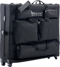 Master Massage Carry Bag for Massage Tables Nylon Fabric Even Easier Transport Black (with Wheels)