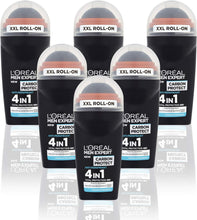 L'Oral Men Expert Carbon Protect 48H Anti-Perspirant Deodorant for Men 50 ml Pack of 6, Bulk Buy