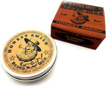 Honest Amish Extra Grit Beard Wax - All Natural and Organic - Hair Paste and Hair Control Wax