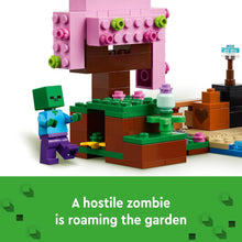 LEGO Minecraft The Cherry Blossom Garden Toy for 8 Plus Year Old Boys & Girls, with a Sunny Character Figure, Sniffer, Zombie and Bees, Hands-on Video-Game Set, Gamer Gift for Kids 21260