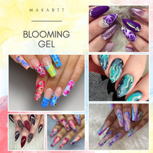 Makartt 15ml Clear Blooming Gel Nail Polish, Soak Off UV LED Blossom Gel Nail Polish for Nail Decoration, Nail Painting Blooming Gel Polish, Blooming Effect Nail Gel DIY and Salon Use