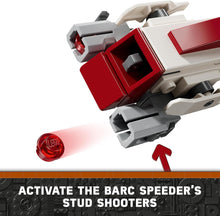 LEGO Star Wars BARC Speeder Escape Set, The Mandalorian Building Toy for Kids, Bike with Sidecar Includes Characters Kelleran Beq and Grogu, Gift for 8 Plus Year Old Boys, Girls and Fans 75378