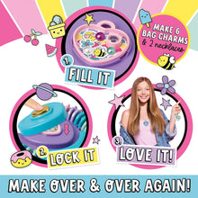 John Adams Lockitz Luxury Studio: Arts and Crafts Fashion Jewellery Maker, create cute bag charms and necklaces, includes secret Zoom Beads with 8 messages to find inside, for kids 6+