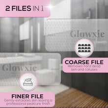 Glass Foot File by Glowxie  2 Files in 1 (Scub+Buff)  Dead Skin & Callus Remover  Long Lasting  Hypoallergic