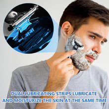 Foreverup Mach 3 Razor Blades Men, 20pcs Razor Blade Refills with Precision Trimmer, 3 Layer Mens Razor Manual Shaver Blade, Professional Barber Beard Razor Blades