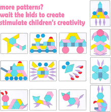 Kids Puzzle Educational Toys for Toddlers Boys & Girls 3-5 Years Old Wooden Craft Kits for Toddler Kids 3 Years Old Montessori Arts Kits Fine Motor Stacking Toys Puzzles 180pcs +Guiding Cards 8pcs