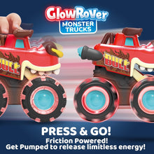JOYIN 3 Pack Monster Truck Toys for Boy Girl Age 1 2 3 4 5 6, Motion Activated Light-Up Cars, Monster Treads Lightning Wheels, Baby Gift- Pull Back Friction Toy Cars for Kids 1 2+ Year Old Boys