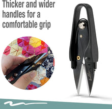 Beaditive Premium Thread Snips - Thread, Yarn, Embroidery Snipper for Sewing, Quilting, Knitting, Jewelry Making - High-Carbon Steel Blades with Protective Cap and Lanyard