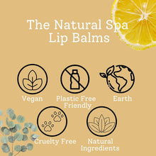 Natural Spa Vegan Lip Balm Creamy Lip Butter Long Lasting and Easy Application 100% Natural Handmade in the Uk (Lemon Eucalyptus)