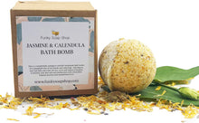 Jasmine and Calendula Bath Bomb, 5cm Diameter