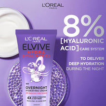 L'Oral Paris Elvive Hydra Hyaluronic Acid Overnight Hydrating Cream for Dry Hair, 200 ml