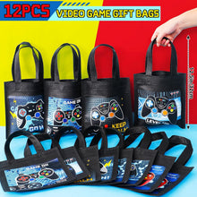 Gaming Party Bag Fillers Video Game Party Favours Black Party Bags Keychain Luminous Tattoo Sticker Silicone Bracelet Stamps Gamer Birthday Party Supplies Pinata Goodie Bag Fillers for Kids Boys