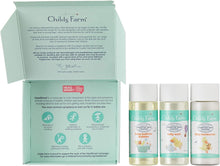 Childs Farm  Baby Bathtime Travel-Sized Sample Pack  Baby Moisturiser 30ml, Baby Wash 30ml & Baby Bubble Bath 30ml  Suitable for Newborns with Dry, Sensitive & Eczema-prone Skin