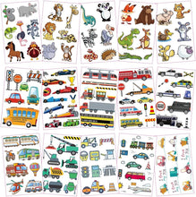 30 Sheets (210pcs) AnimalsSharkCars waterproof Temporary Tattoos For Kids,Cartoon Mixed Styles Tattoos, children's Fake Tattoos stickers toys,boys temporary tattoos, Party Supplies Gifts