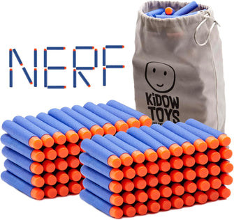 Kidow Toys Nerf Refill Bullets Darts Ammo Pack For Nerf N-strike Elite Series Toy Gun, Premium Nerf Bullets 1000 Pack, 400 Pack And 100 Pack For Nerf Gun Accessories