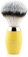 Jag Shaving Classic Yellow Super Mens Shaving Brush with Synthetic Hair Beard and Moustache Wet Clean Shave