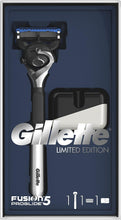 Gillette Fusion5 ProGlide Chrome Razor for Men + Magnetic Razor Stand, Gift Set Ideas for Him/Dad