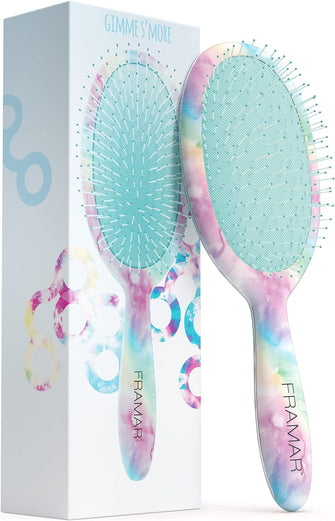 Framar Detangling Hair Brush  No More Tangles Hairbrush  Elegant Detangler brush, Hair brushes for women, men and children