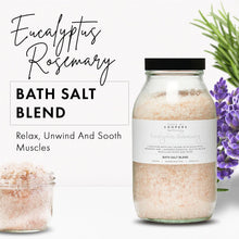 Made By Coopers Eucalyptus Rosemary Soothing Bath Salt Blend with Essential Oils (500g), Mineral Rich Himalayan & Epsom Salts, Relaxation & Recovery