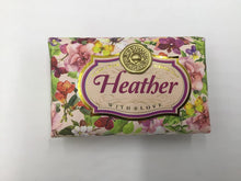 Heather - Gift Soap Bar For Her Birthday Rose Scent Mum Grandmother Cleanser Lather Present Girl