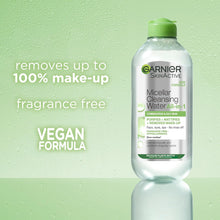 Garnier Micellar Cleansing Water For Combination Skin, Gentle Face Cleanser and Makeup Remover, Fragrance Free, Recognised By The British Skin Foundation, Use With Reusable Micellar Eco Pads, 400 ml