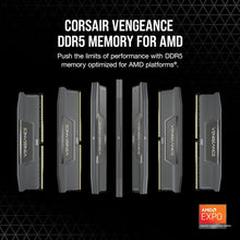 CORSAIR VENGEANCE DDR5 RAM 32GB (2x16GB) 6000MHz CL36-44-44-96 1.35V AMD EXPO Intel XMP 3.0 Computer Memory  Grey (CMK32GX5M2E6000Z36)