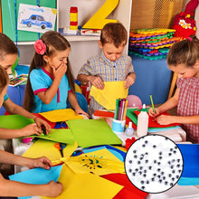 Jomnvo 600 Pieces Round Wiggle Googly Eyes Self Adhesive Googly Eyes DIY Scrapbooking Crafts (0.5cm)