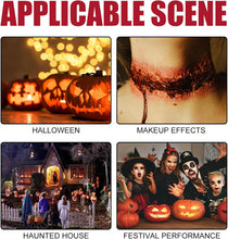 Halloween Blood Spray,Vampire Blood,3PCS Sfx Blood Set,Halloween Costume Blood,Cosplay & Party,Easy Remove Spray Blood,Washable Makeup Blood,Fake Wound & Blood Splatter,Vampire Make Up,(50ML2+30g)