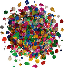 Kids B Crafty - Lots of, Sequins, Sequins for Crafting, Sewing, Mixed Sequins for Crafts. Colours and Sizes Loose - Craft Supplies - Embellishments - Wedding - Schools