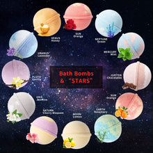 12 Planet Bath Bombs Bath Additives Nature Easter Mothers Day Luxury Lavender Bath Bombs for Kids Boys Childrens Women Gift Set Fizzy Bubble Spa Kit Moisturize Dry Skin Party Bag fillers