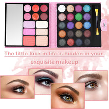 PhantomSky 32 Colours Eyeshadow Palette Makeup Contouring Kit Combination with Lipgloss, Blusher and Concealer 4 - Perfect for Professional and Daily Use