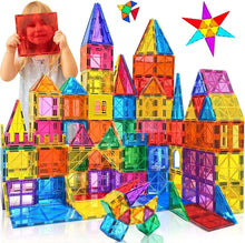 Magnetic Building Blocks,60PCS Oversize Magnetic Tiles Set Toddlers Toys for 3 4 5 6 7 Year Old Boys Girls Educational Construction Magnetic Blocks Toys Gifts for Kids Age 3-5 Christmas Birthday