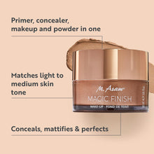 M. Asam Magic Finish Make-Up Mousse (1.01 Fl Oz)  4in1 Primer, Foundation, Concealer & Powder With Buildable Coverage, Hides Redness And Dark Spots, Vegan, For Light To Medium Skin Tones