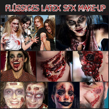 CHASPA 200ML Makeup Liquid Latex for Halloween Costume, Zombie, Special Effects SFX Wound - Dries CLEAR