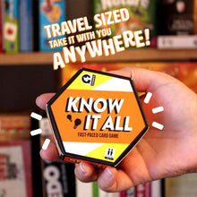 Ginger Fox Know It All Travel-Sized Family Card Game  Fast-Paced Trivia Quiz for Ages 8+  Easy Way To Entertain The Kids  Great Gift Idea For Nights In