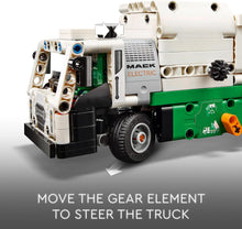 LEGO Technic Mack LR Electric Garbage Truck Toy for Boys & Girls aged 8 Plus Years Old, Recycling Bin Lorry with Realistic Features, Vehicle Gift Idea 42167