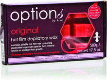 Hive Options Original Hot Film Depilatory Wax Multi Purpose for All Areas of The Body 500g