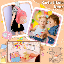 Little Pocket Bear Hug in a Box for Women, Easter Basket Stuffer Gifts for Kids, Mini Stuffed Worry Bear Thinking of You Get Well Soon Plush Toys Positive Birthday Easter Gifts for Kids