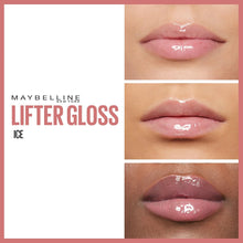 Maybelline New York Lifter Gloss, Plumping & Hydrating Lip Gloss with Hyaluronic Acid, 5.4 ml, Shade: 002, Ice