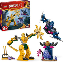 LEGO NINJAGO Arins Battle Mech, Action Figure Ninja Toy for 4 Plus Year Old Boys, Girls & Kids, Dragons Rising Set with Arin Minifigure and Mini Katana Sword Accessory, Action Toys, Gift Idea 71804