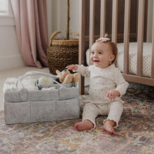 Nappy caddy essentials for newborn, great baby shower gifts for mum, baby boy, baby girl. New Born accessories UK baby organiser