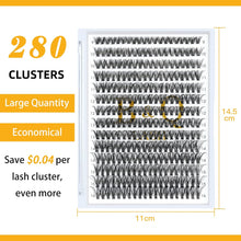 Individual Lashes 40D Cluster Lashes B&Q Individual Eyelashes 280 Clusters False Eyelash 20D 30D 40D 50D Lash Clusters Extensions Individual Lashes Cluster DIY Lash Extensions (40D-0.07D-9-15mix)