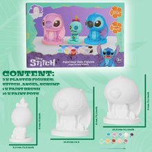 Disney Stitch Paint Your Own Plaster Figures Set for Kids Teenagers DIY Crafts Art Set Activity - Stitch Gifts (Multi Stitch - 3 Pack)
