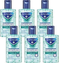 Cuticura Moisture Anti Bacterial Hand Gel, 6x100ml  Quick Drying  Kills 99.9% Bacteria with Anti Viral Action  Personal & Commercial Use  Prevent the Spread of Germs