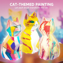 Klever Kits Paint Your Own Cat Lamp Kit,Arts and Crafts for Kids Age 6 7 8 9 10 11 12,DIY Night Light Painting Kit,Girls Crafts Kit,Cat Toys for Kids,Activities Art Supplies,Birthday Presents