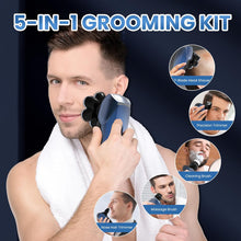 Head Shavers for Bald Men, Detachable 7D Skull Shaver 3-Speed Electric Razor, IPX7 Waterproof Wet & Dry Mens Grooming Kit, LED Display Rotary Shaver Trimmer, USB Rechargeable