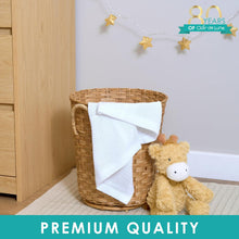 Clair de Lune Soft Cotton Cellular Baby Pram Blanket 90 x 70 cm (White)