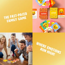 Ginger Fox Emoji Party Card Game  New 2024 Edition  Fast-Paced Happy Family Style Gameplay with Action Cards  Travel-Size Game for Kids & Adults Aged 8+  Easy to Learn & Fun to Play Entertainment